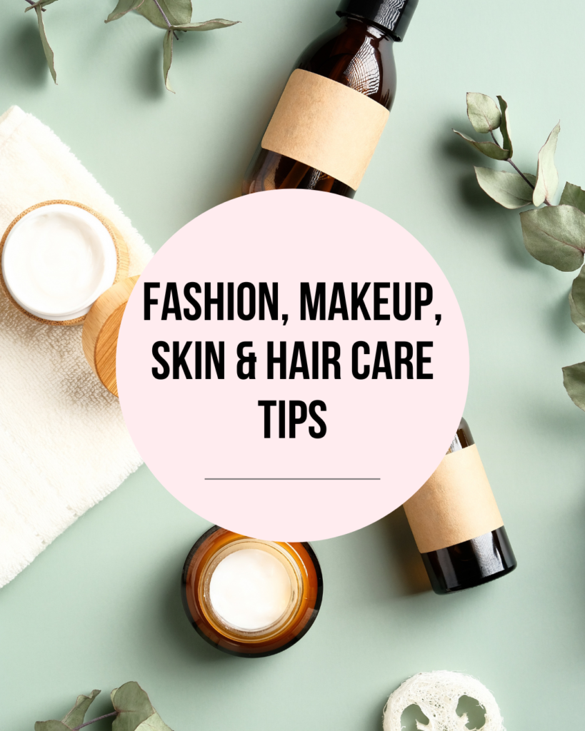 pink and green simple skin care routine instagram post